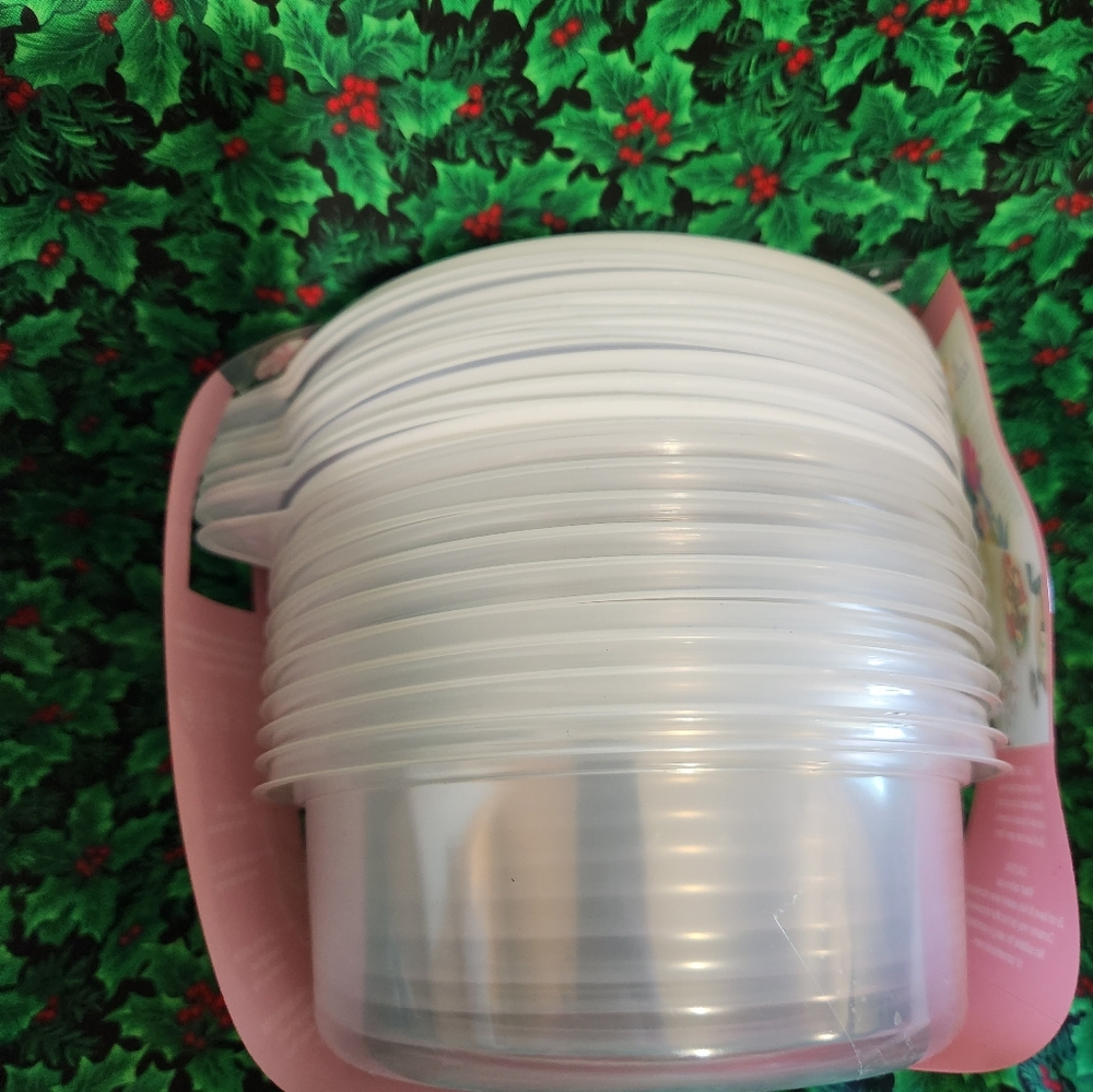 CWC Christmas Food Storage Containers Peppermint Bark NWT - Picture 4 of 4